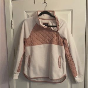 Abercrombie fleece textured pullover sweater